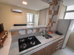 Apartamento JM- 1 quarto- vista parcial do mar