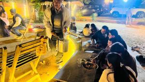 Desert night culture resort