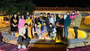 Desert night culture resort