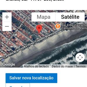 Aconchego pé na areia