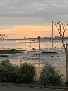 ARCACHON APPARTEMENT FACE PLAGE 5 pers Wi-Fi Parking Linge de maison gratuit 1chambre parentale 1cabine lits superposés 1 canapé lit