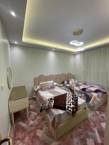 luxury, hotel-style apartment near Abbas El-Akkad and Makram Ebeid, with high-end finishing and furnishing, first-time occupancy