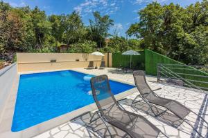 Einzigartige Villa mit Privatpool, Meerblick, Trampolin, Bikes und viele Wanderwege in der Gegend