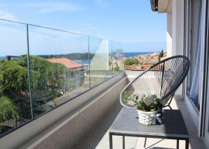 Einzigartiges Apartment in Rovinj mit Meerblick und Parkplatz - nur 350 Meter zum Zentrum