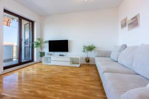 Cozy Apartment nur 500 Meter zum Strand mit Meerblick - alles zentral erreichbar