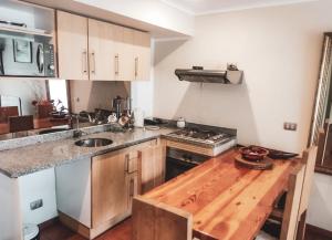 Departamento Pucón, Piscina y vistas