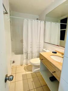 Apartment with a private backyard