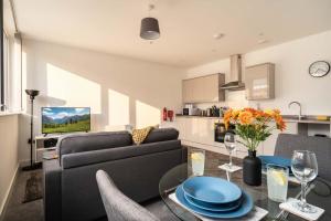 Modern 1 Bed Apartment in Central Wrexham