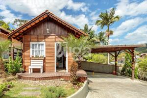 Cabana Coração: Romantismo, Banheira e Natureza