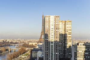 Tour Eiffel vues panoramiques & Seine Sejour luxe 2 chambres