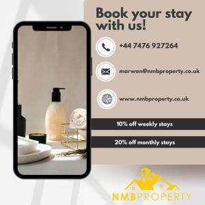 City View Apartment, Free Parking, by NMB Property