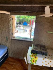 Bangalô Garça 2 camas de casal e banheiro