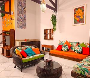 Casa de Praia Pé nareia 12 metros da arrebentação do mar. WIFI, ar, TV.