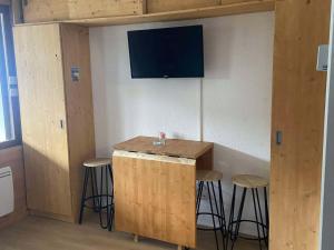 Studio 21m², 4 personnes, parking, terrasse au Praz de Lys - FR-1-815-108