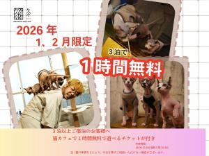 高松 Konyamachi Guest House Kuku 2つ星 宿泊施設 客室