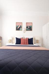 Modern apartment with living room and bedroom