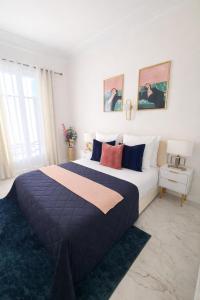 Modern apartment with living room and bedroom