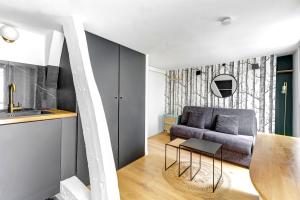 Studio lumineux au centre de Paris