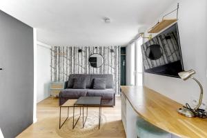 Studio lumineux au centre de Paris