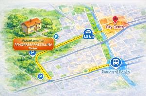 Appartamento Panorama Valtellina Relax Garden