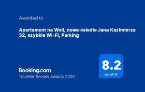 Apartament na Woli, nowe osiedle Jana Kazimierza 32, szybkie WI-FI, Parking