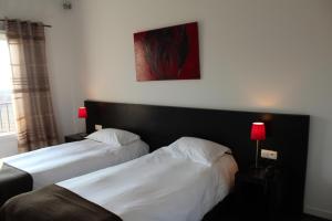Hotels Hotel Le Domaine des Vignes Ampuis Lyon Sud Vienne : Chambre Double ou Lits Jumeaux