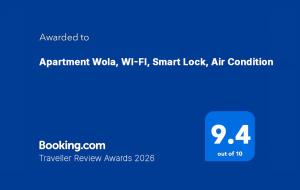 Apartment Wola, WI-FI, Smart Lock, Air Condition