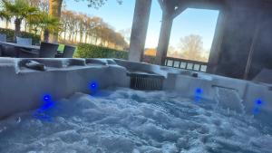 Dalerheugte Drenthe Vakantiehuisje Wellness 4 met jacuzzi, prachtig uitzicht en twee slaapkamers