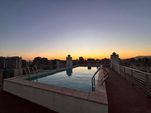 Vista a la cordillera a pasos de Barrio Italia