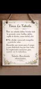 Finca la fabiola, alojamiento rural