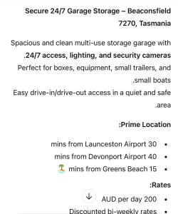 Le Soleil storage garage