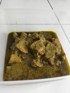 Gulai Itiak Lado Ijau Iyak Gean