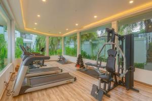 芭提雅市中心民宿预定 Olympus水系公寓酒店 健身房 步行街 海滩附近 一居室