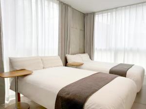 201Room,7-minute walk from Uguisudani Station located on the 2nd floor of an apartment-style building Twin room No elevator