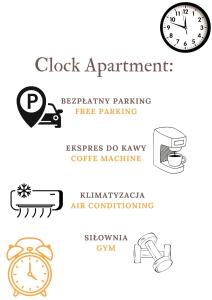 Towarowa Clock Apartment, free parking, air-conditioning, self check-in 24h