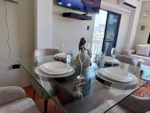 Almar departamento completo con balcon 2 habitaciones AC - WIFI Starlink - 2 baños completos con AGUA CALIENTE