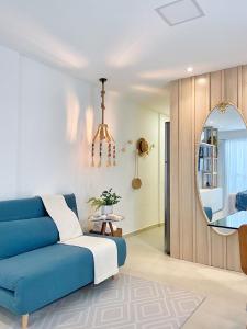 Flat Beach Way Carneiros Coral Azul