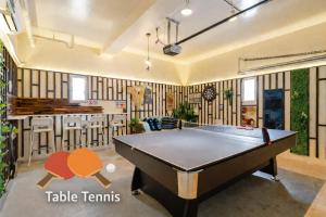 カラオケ ビリヤード 卓球 ダーツ バーベキュー 4寝室8ベッド16名可 読谷村 沖縄中部