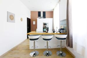 Appartement 1 chambre, 2 lits, vue Cathédrale