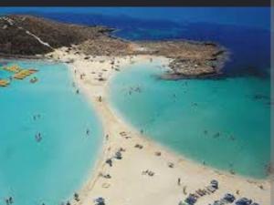 BluePearl villa ,Nissi beach front with pool & Sea view