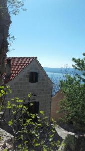 Almondhouse, stonehouse, seaview, big terace,Omis