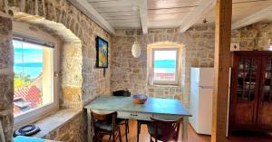 Almondhouse, stonehouse, seaview, big terace,Omis