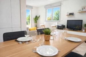 T2 de 56m2 - Genève à 5 min- Parking Privé Gratuit