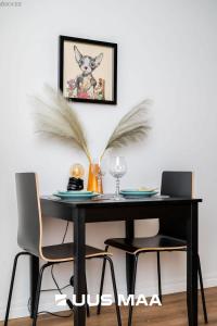 Cozy center Studio with Gym & Terrace