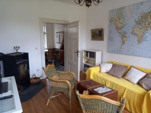 Charming flat with wood stove on a large farm