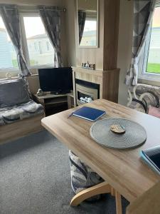 Caravan at the seaside