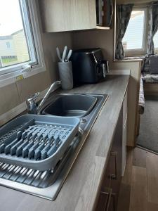 Caravan at the seaside