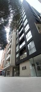 Modern studio with balcony view and private parking