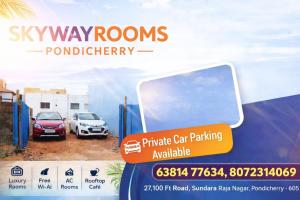 skyway Rooms-Near Indira Gandhi statue 100 feet road