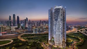 2BR Apartment in Paramount Hotel with Burj Khalifa View